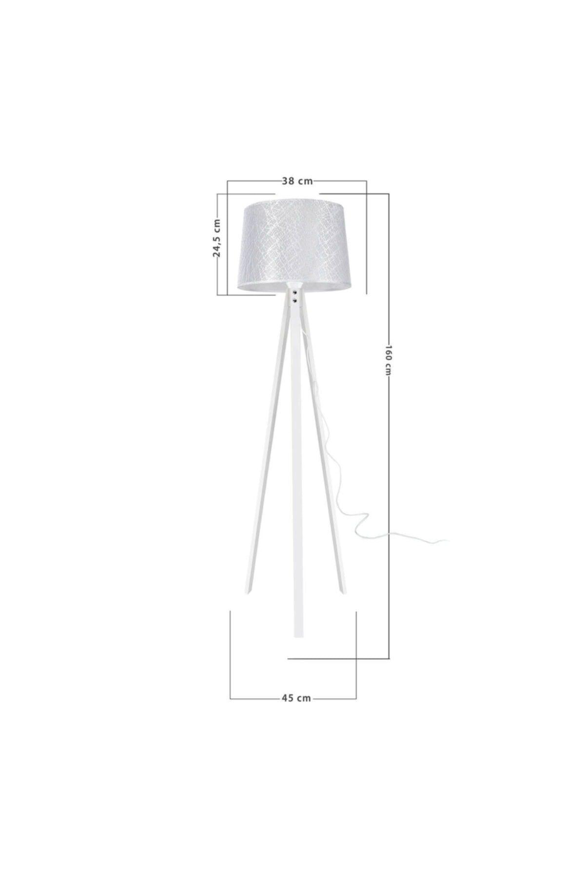 Deco Floor Lamp White Leg / Mesh White Hat - Swordslife