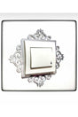 Decor Plexi Socket Key Frame Silver Color Single - Swordslife