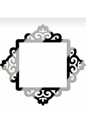 Decor Plexi Socket Key Frame Silver Color Single - Swordslife