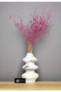 Decorative Ceramic Concept Marble Patterned Twist Vase Raw White - Swordslife