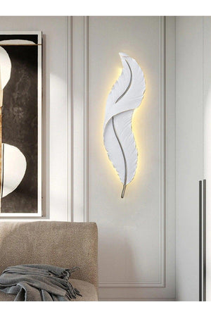 Decorative Feather Led Sconce