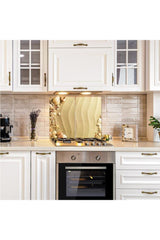 Decorative Glass Stove Protector And Cutting Board Beach 60cm X 52cm 2 Pieces, 4 Cookers - Swordslife