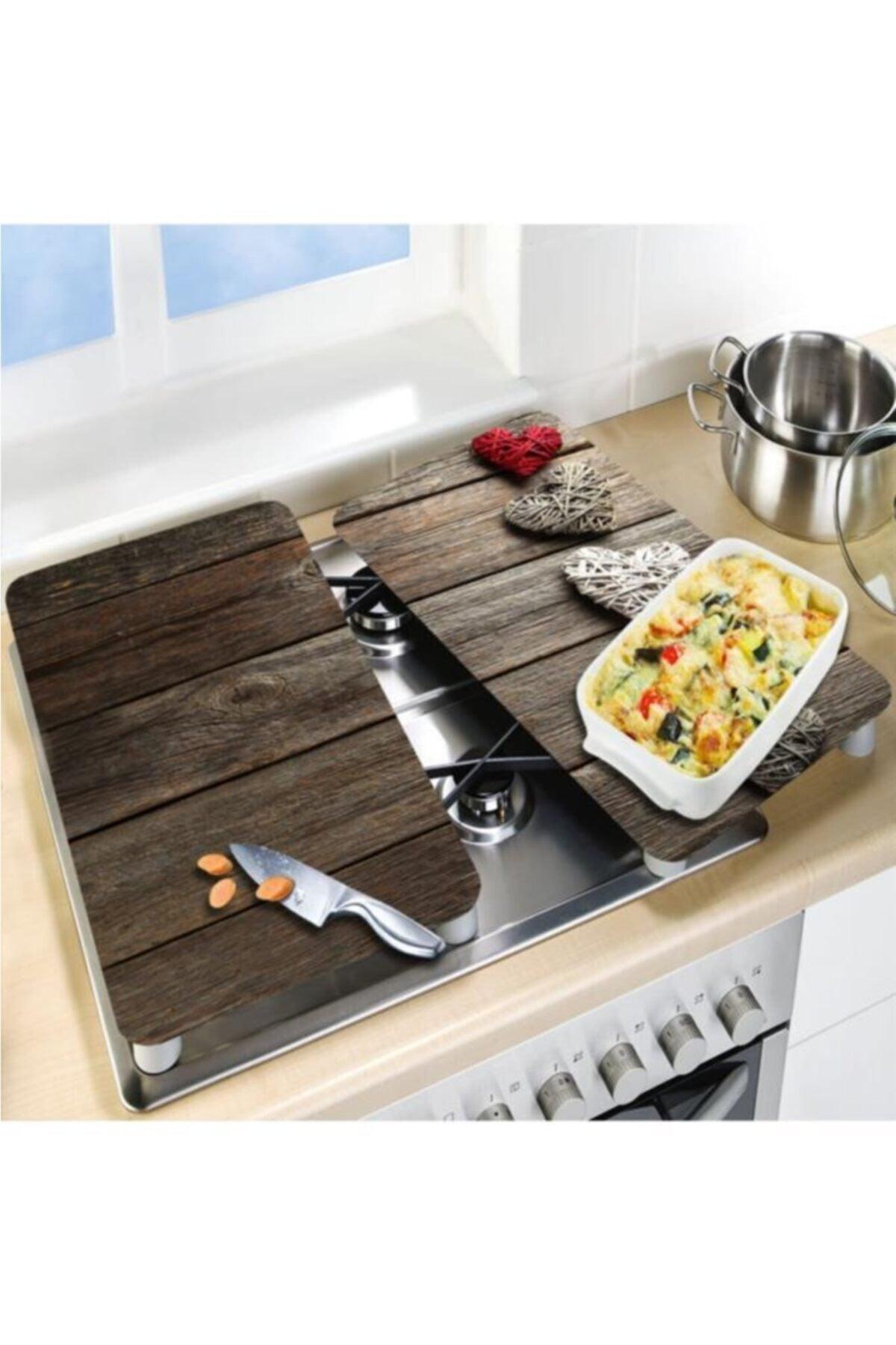 Decorative Glass Stove Protector And Cutting Board