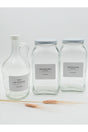 Decorative Glass Jar 3lt(detergent Whites-colored / Liquid Detergent Bottle White Lid) - Swordslife