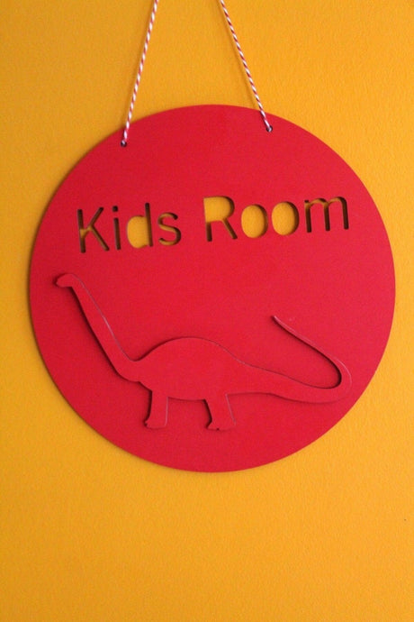 Decorative Kids Room Red Dinosaur Kids Room Door & Wall Decoration - Swordslife