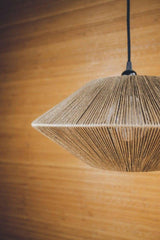 Decorative Lighting Suspension Ufo Chandelier Jute - Swordslife