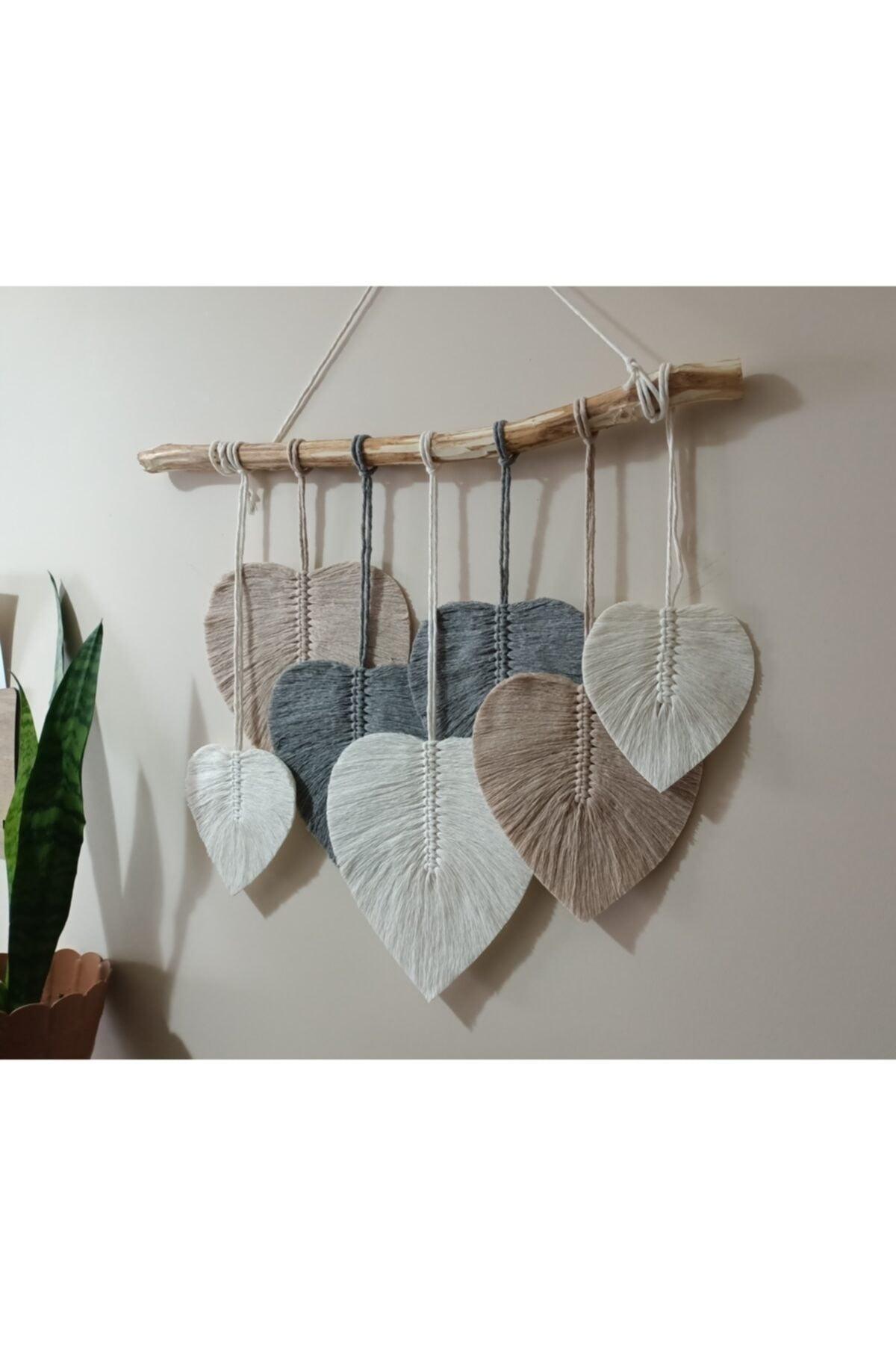 Decorative Macrame Room Balcony Wall Decoration Beige Gray Cream - Swordslife