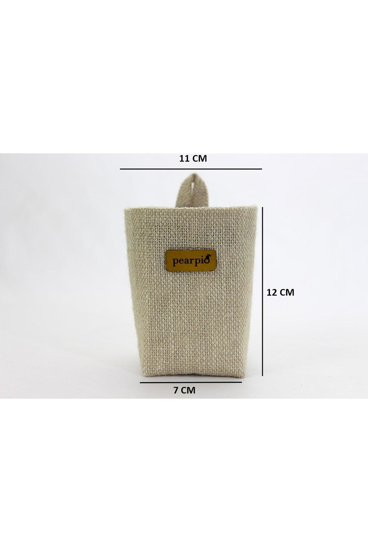 Decorative Multi-Purpose 3 Pcs Beige Jute Basket & Pot - Swordslife
