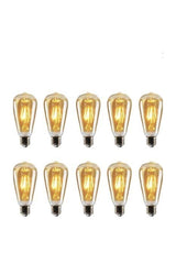 Decorative Pear Rustic Bulb 10 Pack