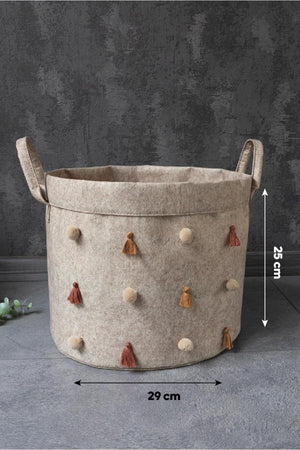 Decorative Round Handle Organizer Mega 25x29 Cm - Swordslife