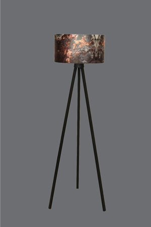 Decorative Tripod Wooden 3 Leg Floor Lamp Mist Color Lampshade - Swordslife