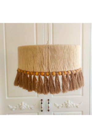 Decorative Wooden Beaded Chandelier Macrame - Swordslife