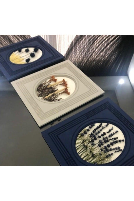 Decorative Wooden Frames Wall Decor With Dry Flowers - Swordslife