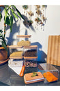 Decorative Wooden Lid Storage Container 6 Pcs -