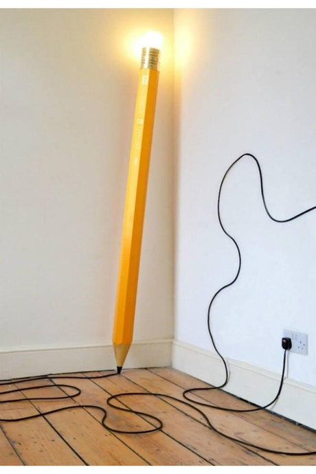 Decorative Wooden Pen Floor Lamp - Swordslife