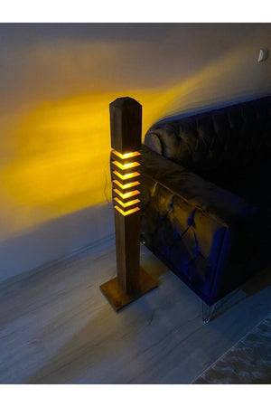 Decorative Wooden Wall Sconce Decorative Floor Lamp Natural Lighting Wooden Floor Lamp - Swordslife