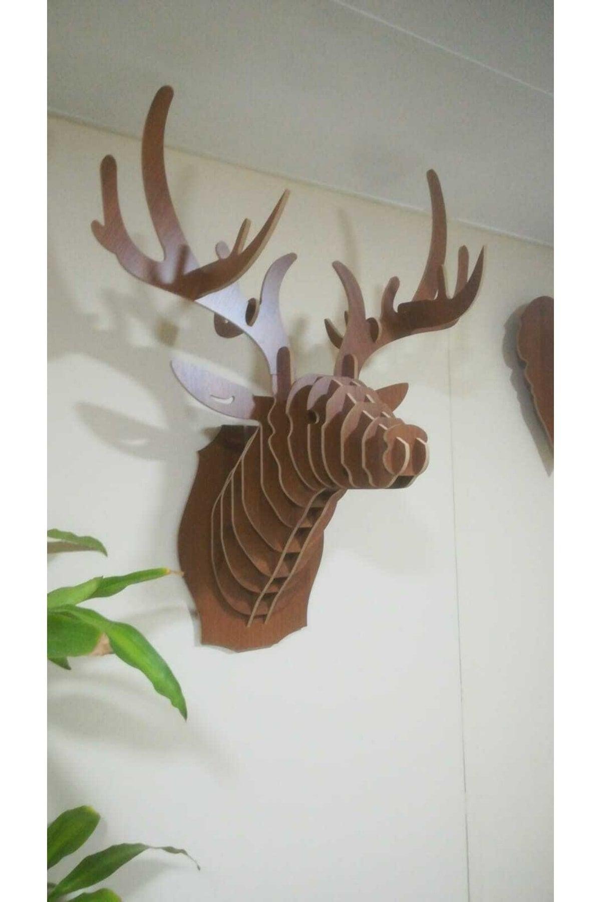 Deer Wall Decor 8mm Mdflam 3D