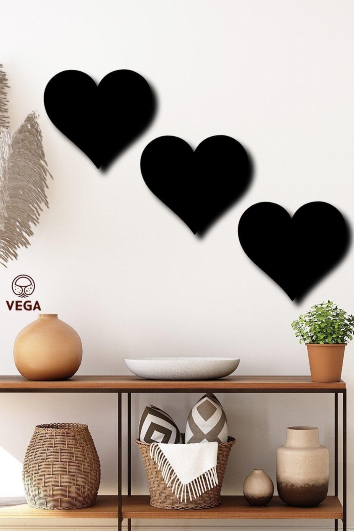 Decorative Wall Decor Heart Set of 3 - Swordslife