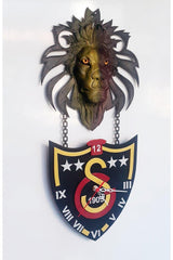 Decorative Galatasaray, 3D Lion, Wall Clock - Swordslife