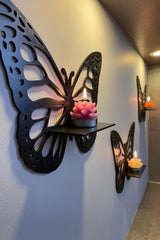 Decorative Butterfly Wall Shelf Set of 3 Rs339393 - Swordslife