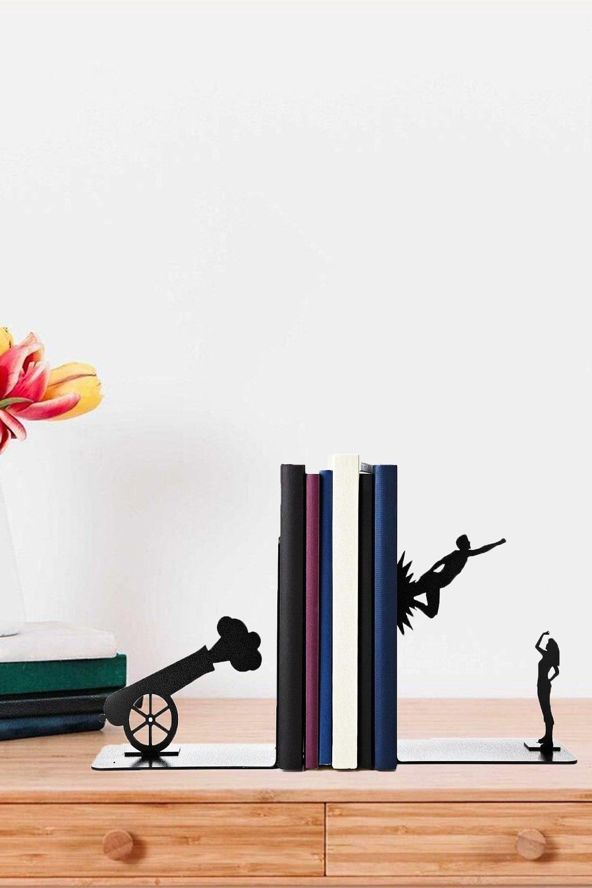 Decorative Metal Book Holder Book Support Decorative Organizer - Swordslife