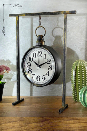 Decorative Metal Table Clock - Swordslife