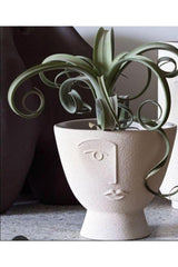 Decorative Face Figured Flower Pot - Swordslife