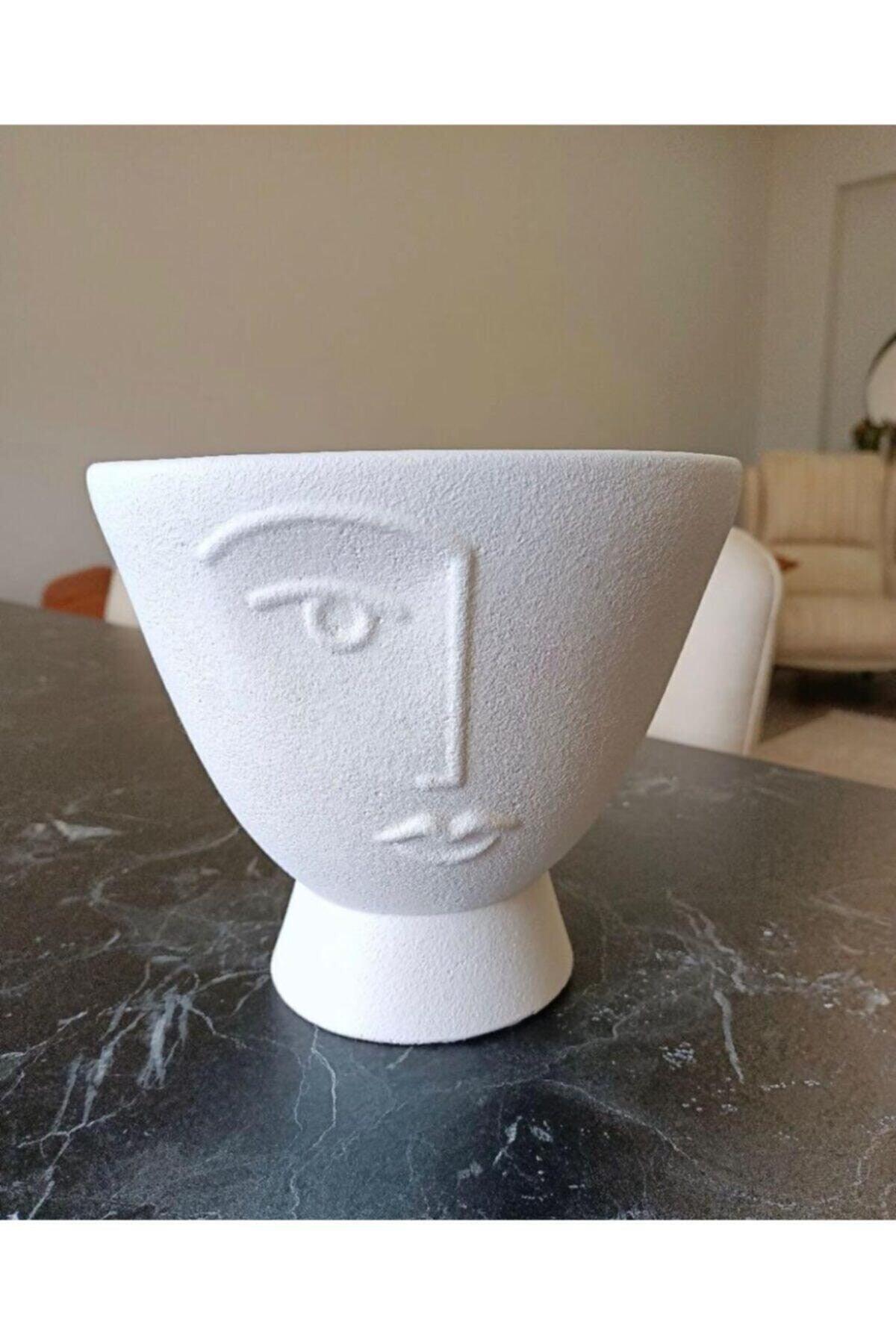 Decorative Face Figured Flower Pot - Swordslife