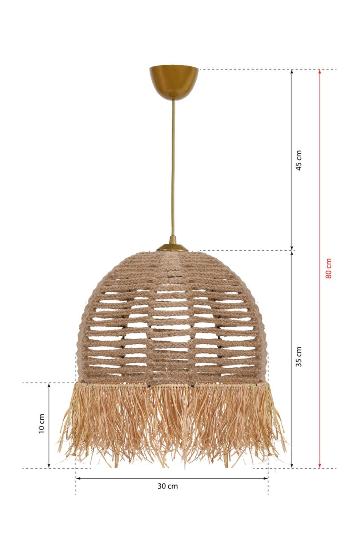 Delacorde Handmade Chandelier Jute Hnmd-42 - Swordslife