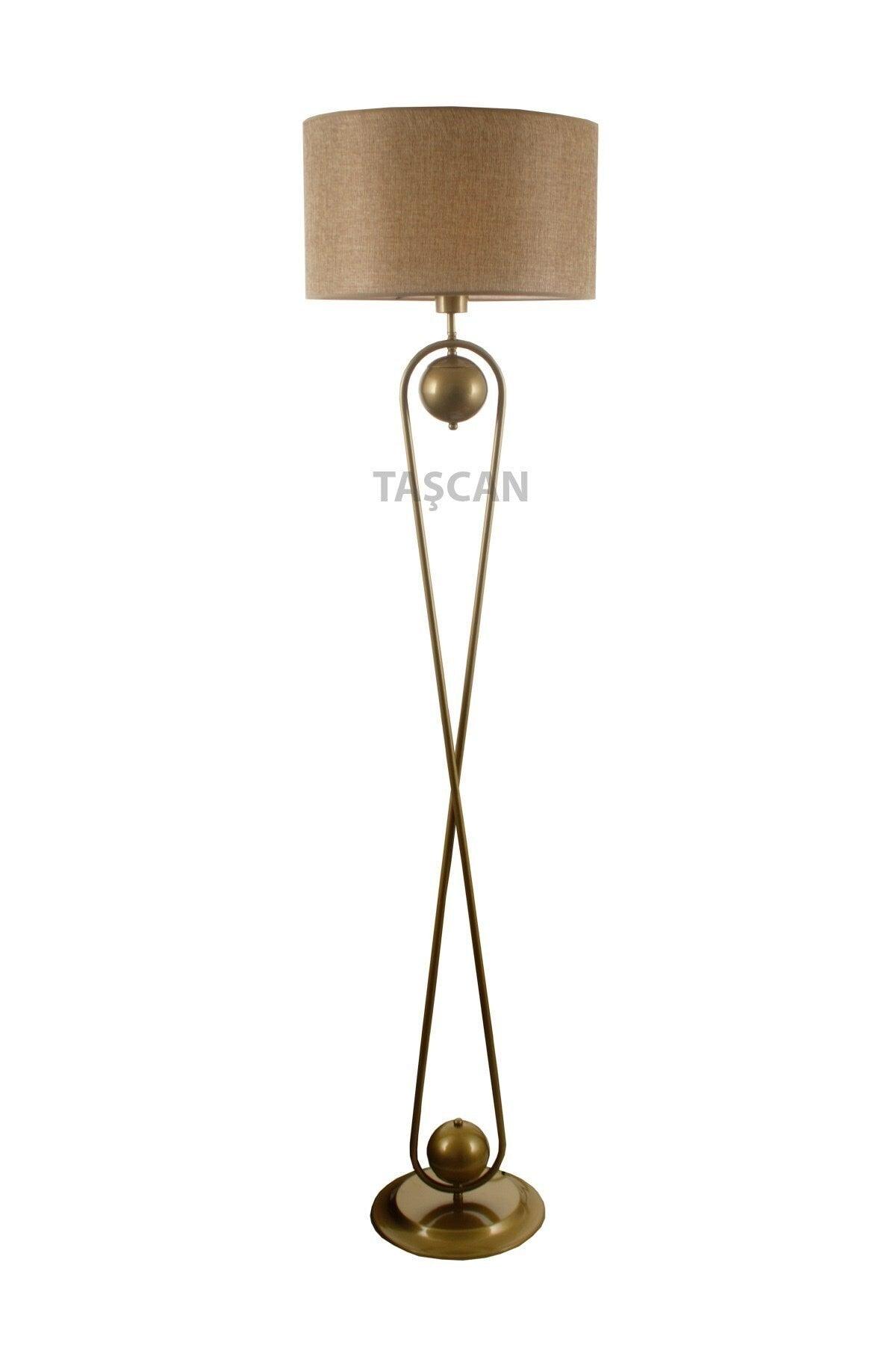 Delhi Single Tumbled Floor Lamp-Light Brown Hat - Swordslife