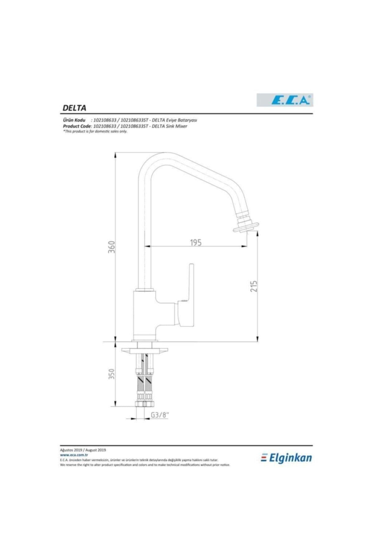 Delta Waschbecken Küchenarmatur 102108633