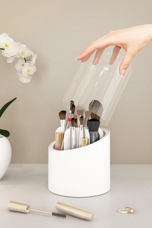 Deluxe Makeup Brush And Cosmetic Organizer