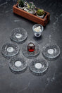 Design Glass New Trend 6 Pieces Tea Plate Tea Plate - Swordslife