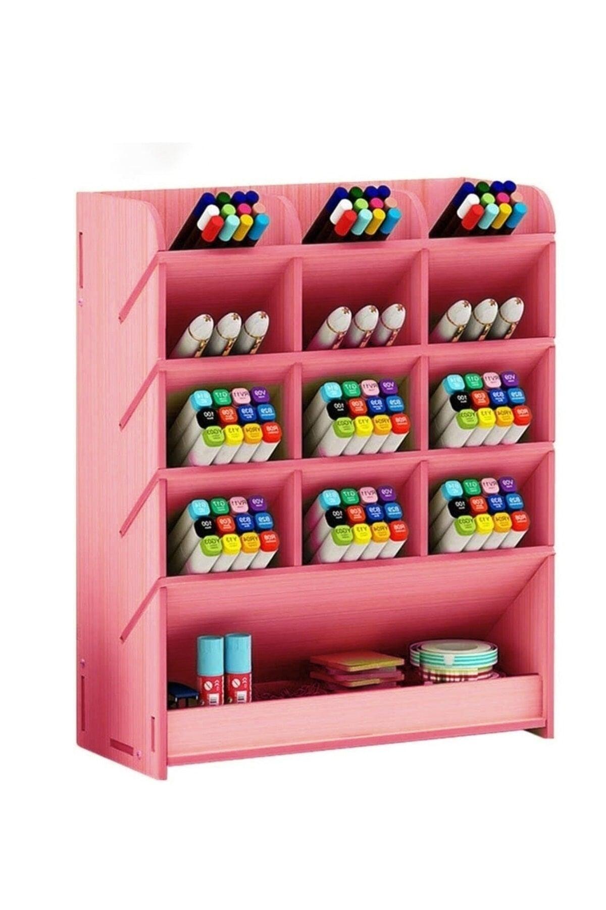 Desktop Pen Holder Organizer 12 Compartments Office