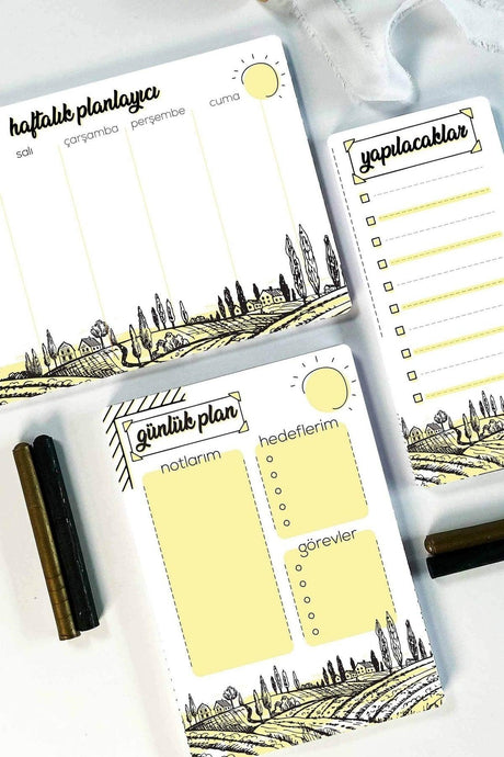 Desktop Planner Set - Best Village Series