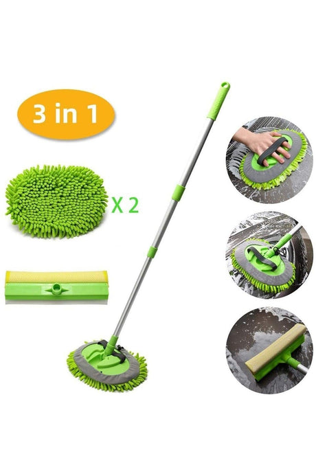 Detailing Brush Car Wash Mop Auto Window Tire Cleaning Chenille Dust Remover - Swordslife