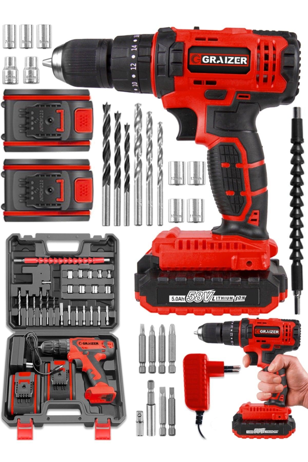 Deutsch 58 V 5 Ah Doppel-Metallgetriebe