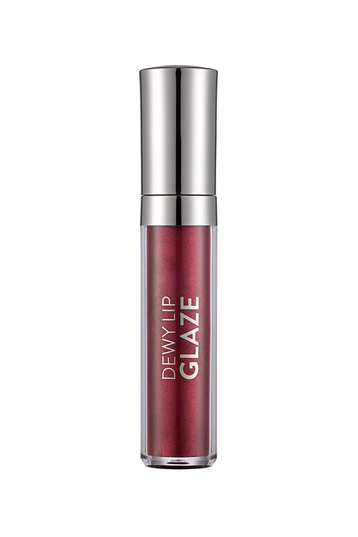 Dewy Lip Glaze Pearlescent Claret Red Lip