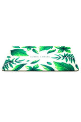 Diatom Bath Mat Water Absorbent Doormat Non-Slip Floor Mat Ablution Mat - Green Leaves - Swordslife