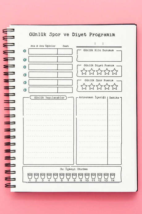 Diet And Exercise Trackbook | Daily