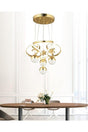 Dimmer Controlled Modern Pendant Lamp Butterfly Led Chandelier Gold Yellow Gradual 3 Colors - Swordslife