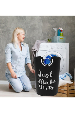 Dirty Laundry Basket Folding Bathroom Saddle Collapsible Baby Basket Models Toy Basket Storage - Swordslife