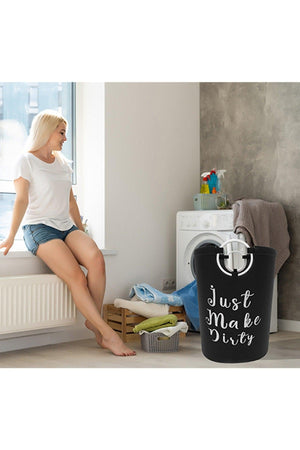 Dirty Laundry Basket Folding Bathroom Saddle Collapsible Baby Basket Models Toy Basket Storage - Swordslife