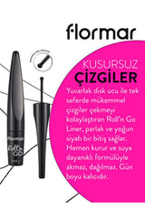 Disc Tipped Eyeliner - Roll'n Go Liner Black