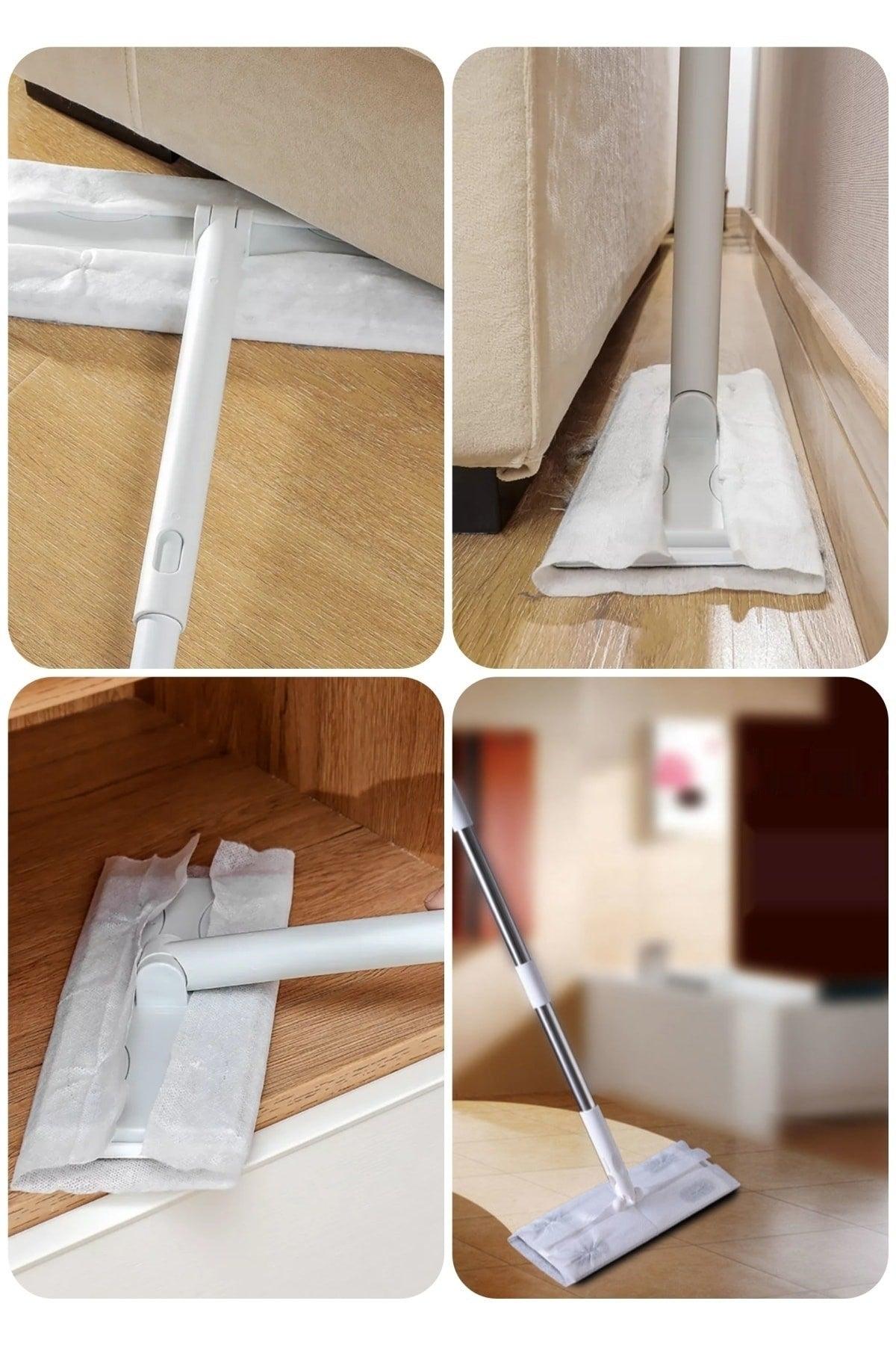 Disposable Super Mop Mop With Cloth Attachable