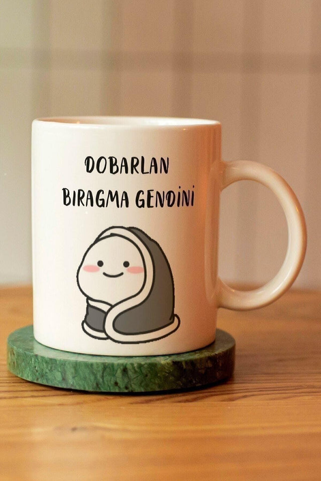 Dobarlan Bıragma Gendini Printed Ceramic Coffee Tea Cup - Swordslife