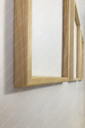Natural Wood Framed 3 Pcs 30x40 Bohemian-vintage-abstract Style Painting Set Retah3lu012 - Swordslife