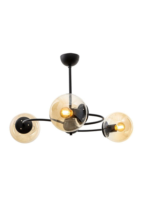 Mobile 3rd Black Honey Glass Chandelier - Swordslife