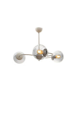 Mobile 3rd White-smoked Glass Chandelier - Swordslife