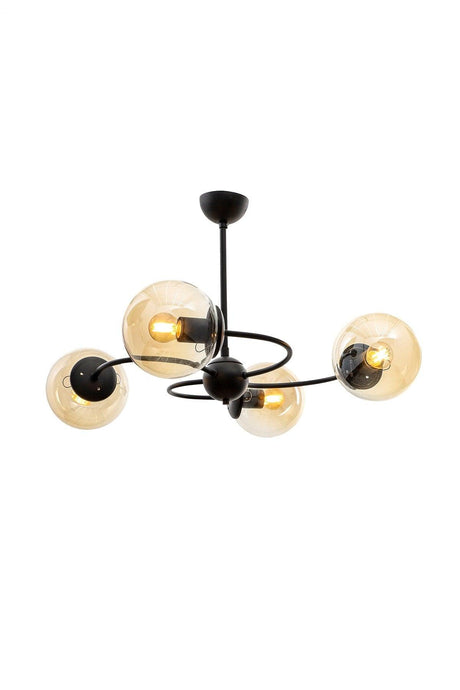 Mobile 4th Black-honey Glass Chandelier - Swordslife